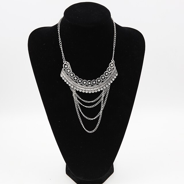  Women's Pendant Necklace Luxury Rhinestone Imitation Diamond Alloy Necklace Jewelry For Wedding Party Daily Casual Sports