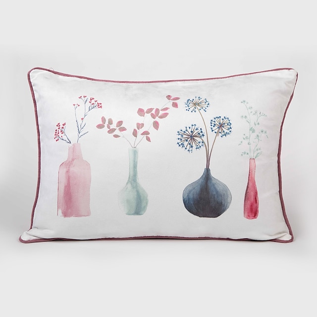  1 pcs Leather / suede Pillow Cover, Still Life Modern Contemporary