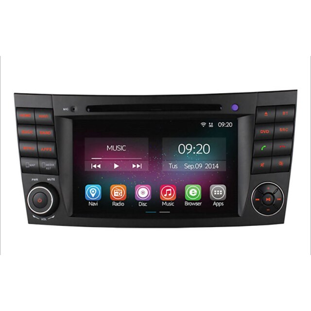  Ownice 2G RAM Quad Core Car DVD Player For Mercedes Benz W211 E Class E280 CLS350 W211 W463 Android 4.4 GPS 1024*600