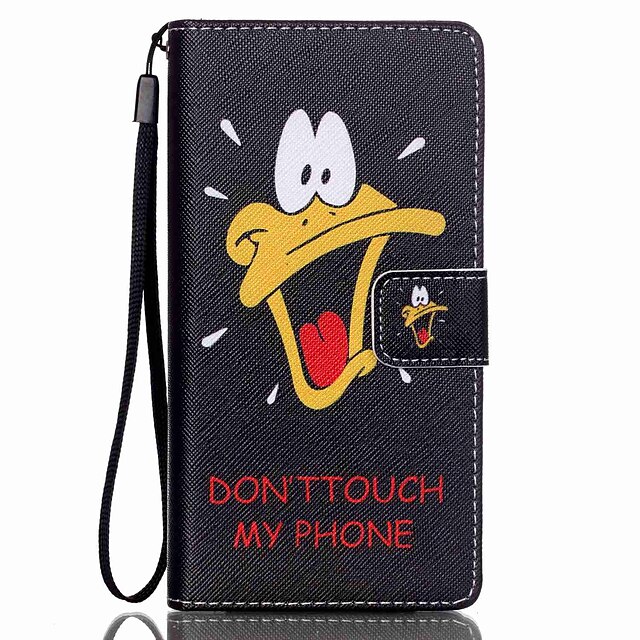  Case For Huawei Huawei P8 Lite P8 Lite Huawei Case Card Holder Wallet with Stand Full Body Cases Word / Phrase Hard PU Leather for Huawei