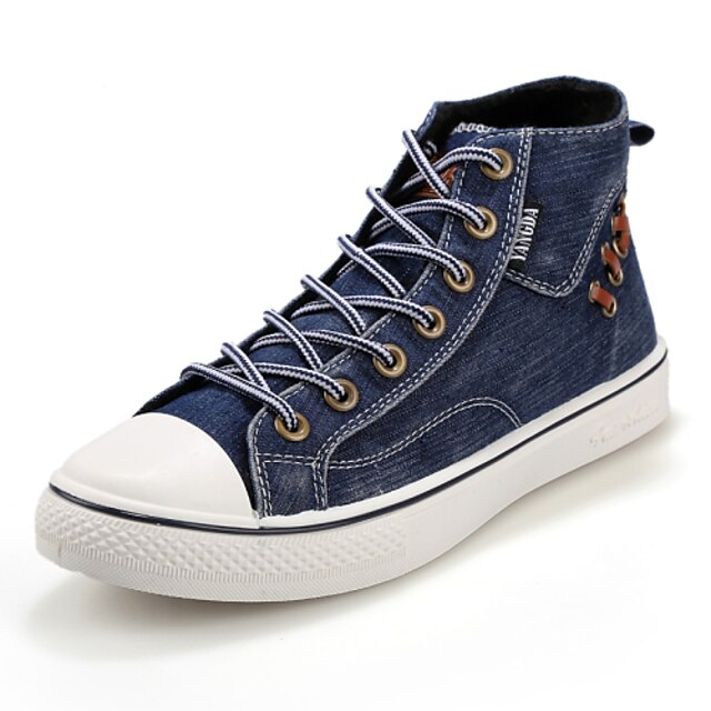  Men's Shoes Office & Career / Athletic / Casual Canvas Fashion Sneakers Black / Blue / Gray