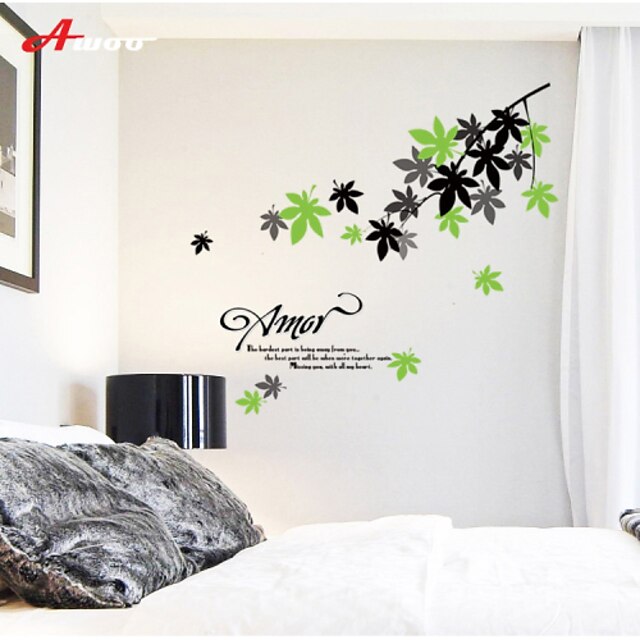  Decorative Wall Stickers - Plane Wall Stickers Landscape Still Life Fashion Christmas Decorations Food Holiday Fantasy Botanical Living