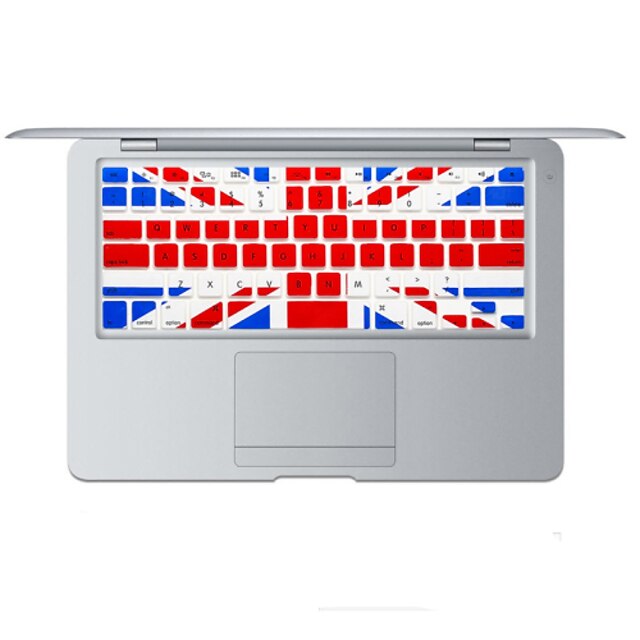  britische Flagge Design Silikontastatur-Abdeckungshaut für macbook Luft 13.3, MacBook Pro mit Retina 13 15 17 US-Layout