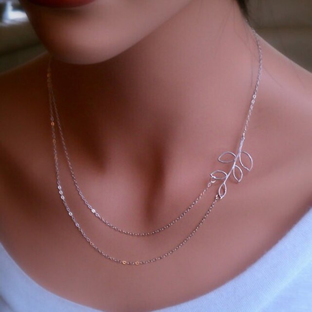  Women's Pendant Necklace Chain Necklace Layered Necklace Alloy Silver Necklace Jewelry For Party Daily Casual