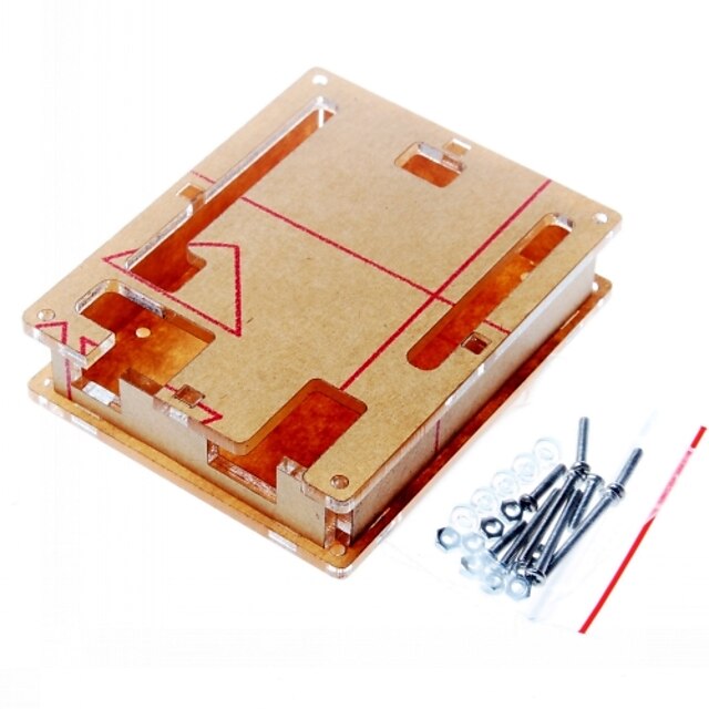  Bei Gehäuse transparenten Acryl-Box durchsichtige Abdeckung für Arduino UNO r3 Bord r3