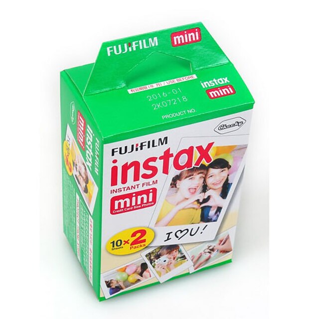  fuji fujifilm Instax mini-8 de cinema (20 folhas) para mini câmera instantânea 7s 25 50 90
