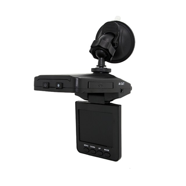   DVR til bil, bil svart boks med 2,5 tommers skjerm, LED-lys, bevegelsesdeteksjon