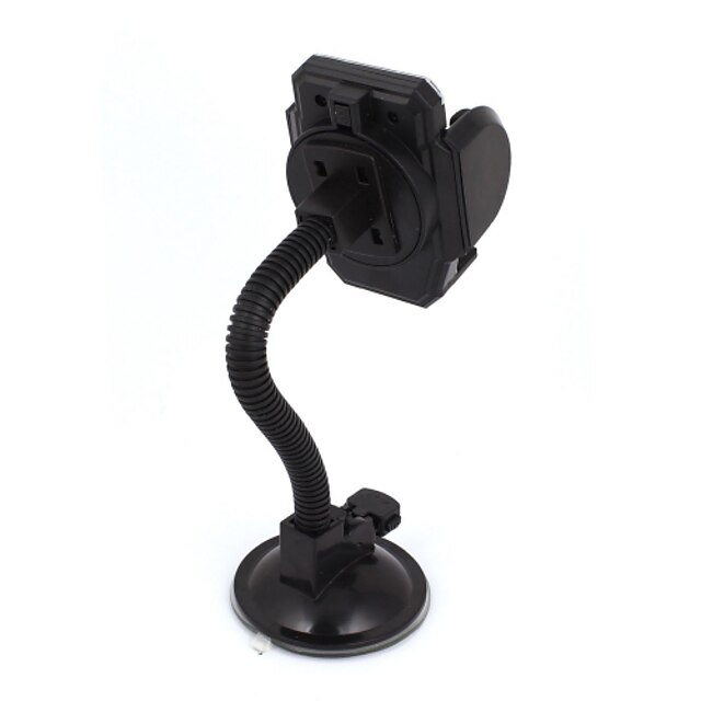  Black Suction Base Flexible Neck Windshield Mount Holder for Cell Phone GPS