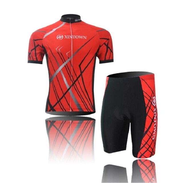  Cycling Jersey with Shorts Men's Short Sleeve BikeBreathable / Ultraviolet Resistant / Moisture Permeability / Compression /
