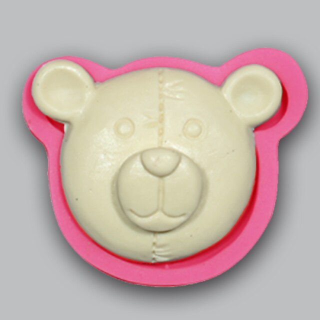  Bear clay mold Chocolate Candy Jello cake moulds for baking tools silicone soap mold kitchenware
