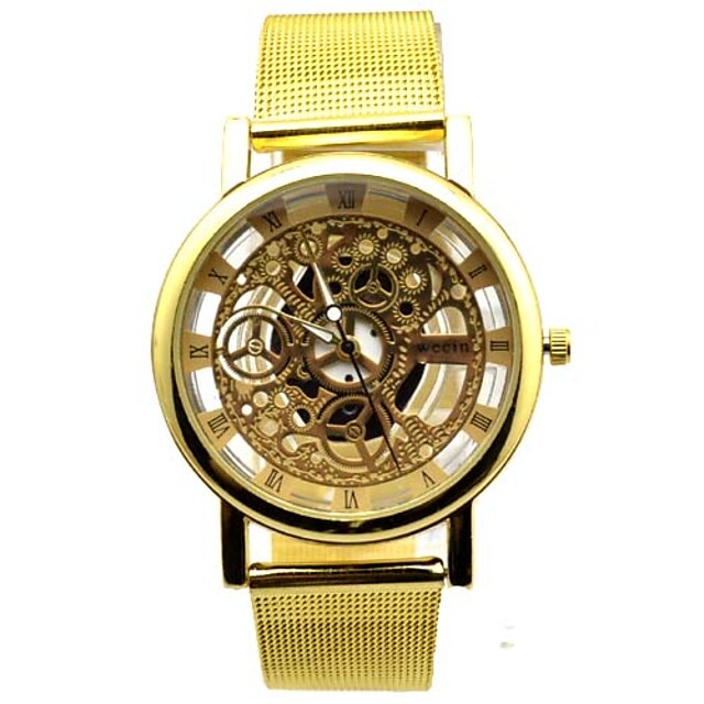  Men's Round Dial Alloy Band Quartz Analog Wrist Watch Cool Watch Unique Watch Fashion Watch