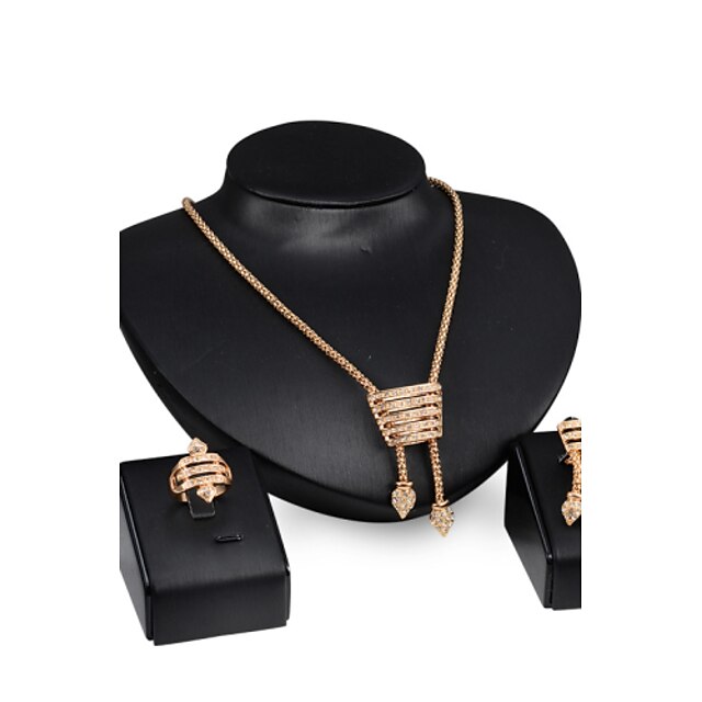  Women's Jewelry Set - Punk Include Gold For Wedding / Party / Daily / Rings
