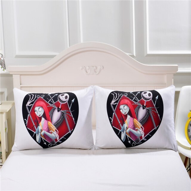  Decorative Pillow Cover Nightmare Before Christmas Body Pillowcase Family Gifts 48cmx74cm One Pair of two