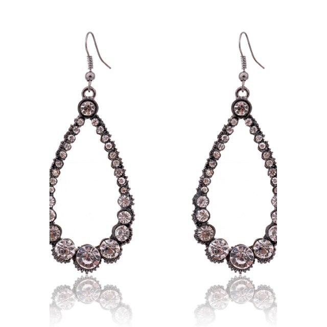  Drop Earrings For Women's Crystal Party Casual Daily Crystal Imitation Diamond Alloy