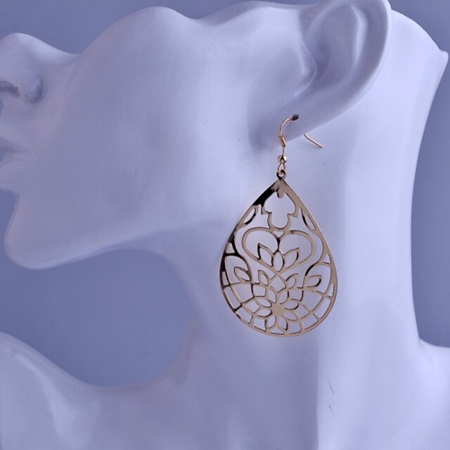  Women's Hollow Drop Earrings - Simple Style Silver / Golden For Party Daily Casual