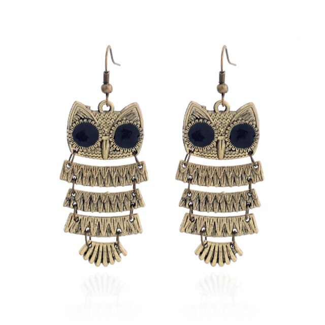  Earring Animal Shape / Owl Drop Earrings Jewelry Women Party / Daily / Casual Alloy 2pcs