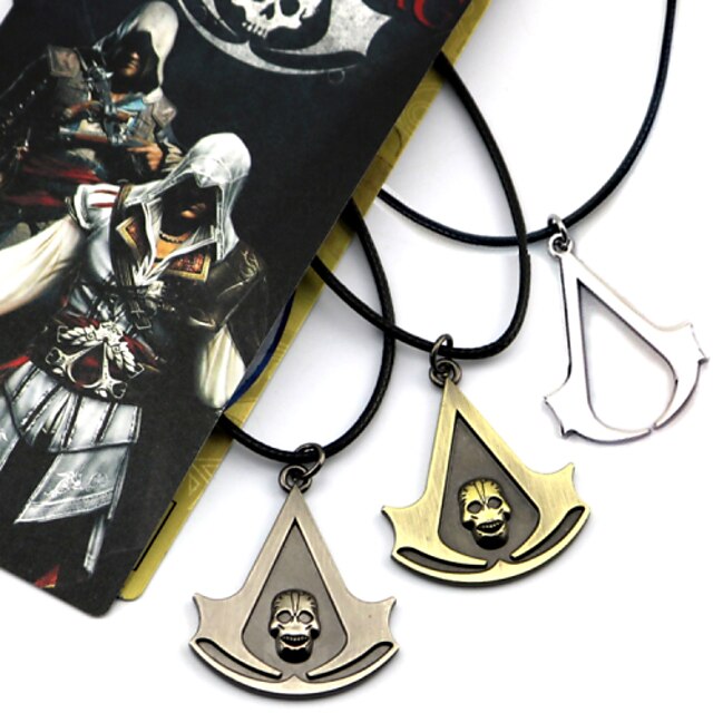  Jewelry Inspired by Assassin Connor Anime/ Video Games Cosplay Accessories Necklaces Alloy Men's
