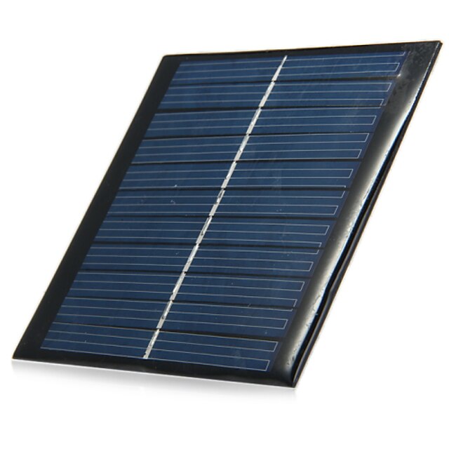  Panel solar de salida 5.5v 1w de silicio policristalino para bricolaje