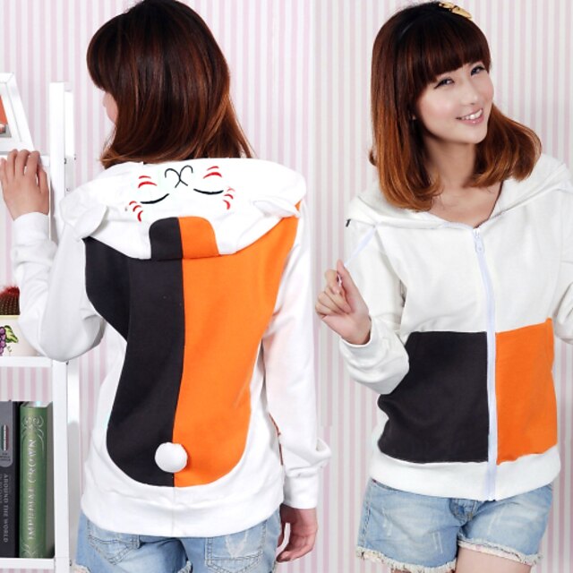  Inspired by Natsume Yuujinchou Cat Anime Cosplay Costumes Japanese Cosplay Hoodies Print Patchwork Long Sleeve Top For Men's Women's