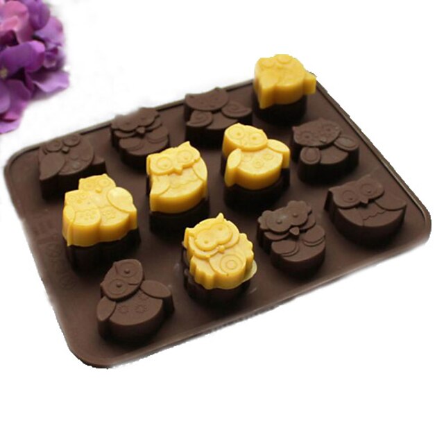  1pc Silikone 3D Kreativ Køkkengadget Fødselsdag Kage Småkage Chokolade Dyr Cake Moulds Bageværktøj