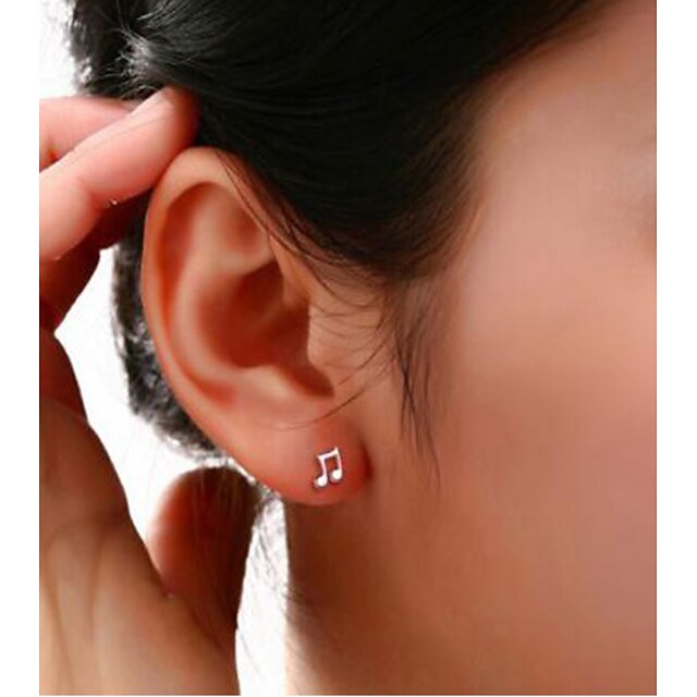  Women's Stud Earrings Ladies Silver Plated Imitation Diamond Earrings Jewelry For Wedding Party Daily Casual