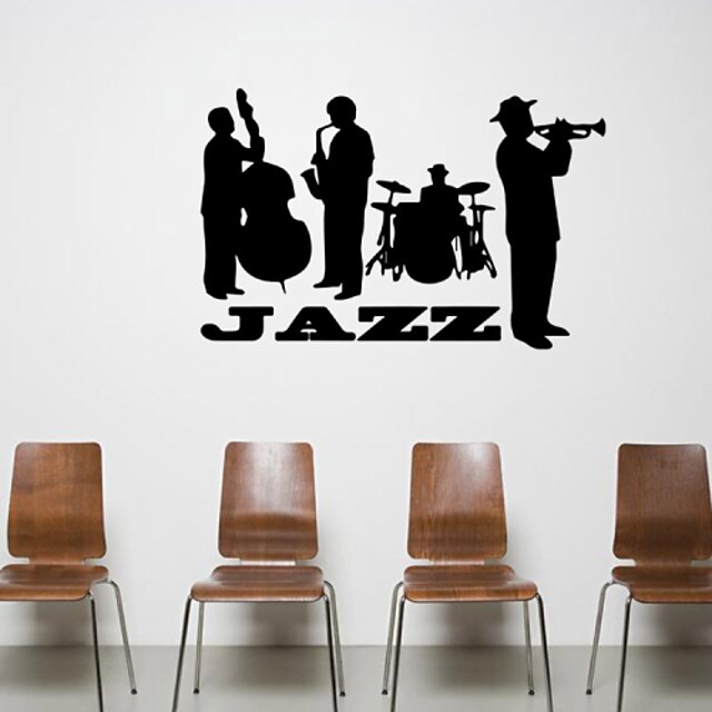  Menschen Formen Musik Wand-Sticker Flugzeug-Wand Sticker Dekorative Wand Sticker, Vinyl Haus Dekoration Wandtattoo Wand