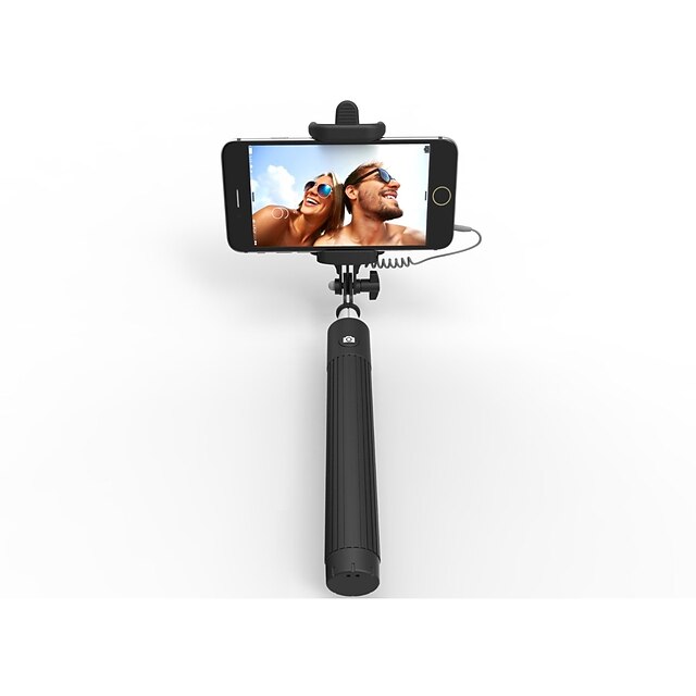  vormor®selfie stick met ingebouwde afstandsbediening sluiter met verstelbare telefoon houder voor Apple, Android smartphones