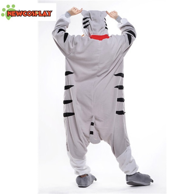 Toys & Hobbies Cosplay & Costumes | Adults Kigurumi Pajamas Cat Chis Sweet Home / Cheese Cat Animal Onesie Pajamas Polar Fleece 