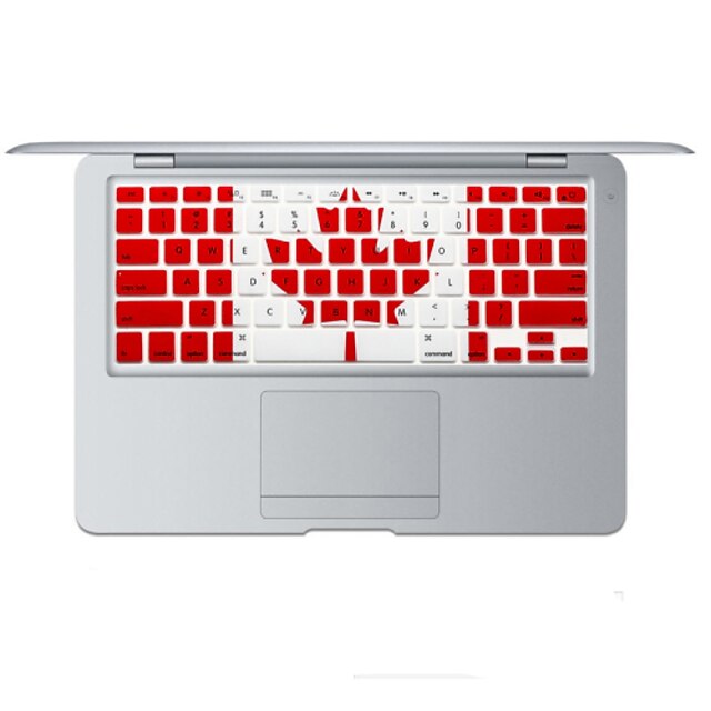  canadienne conception de drapeau peau de couverture de clavier en silicone pour MacBook Air 13,3, MacBook Pro Retina 13 15 17 nous layout