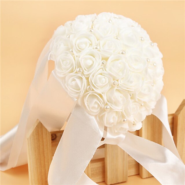  Wedding Flowers Bouquets Wedding / Party / Evening Crystal / Rhinestone / Foam 10.63