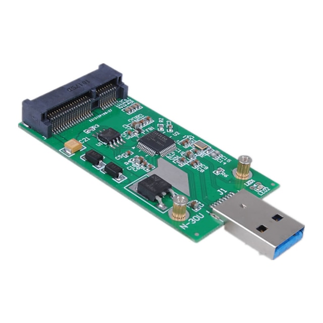  cwxuan® Mini-PCI-E-mSATA auf USB 3.0 externe SSD pcba conveter Adapterkarte ohne Koffer