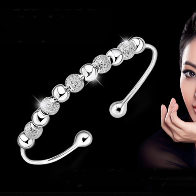  Dam Armringar Armband Grundläggande Mode Armband Smycken Silver Till Bröllop Bal