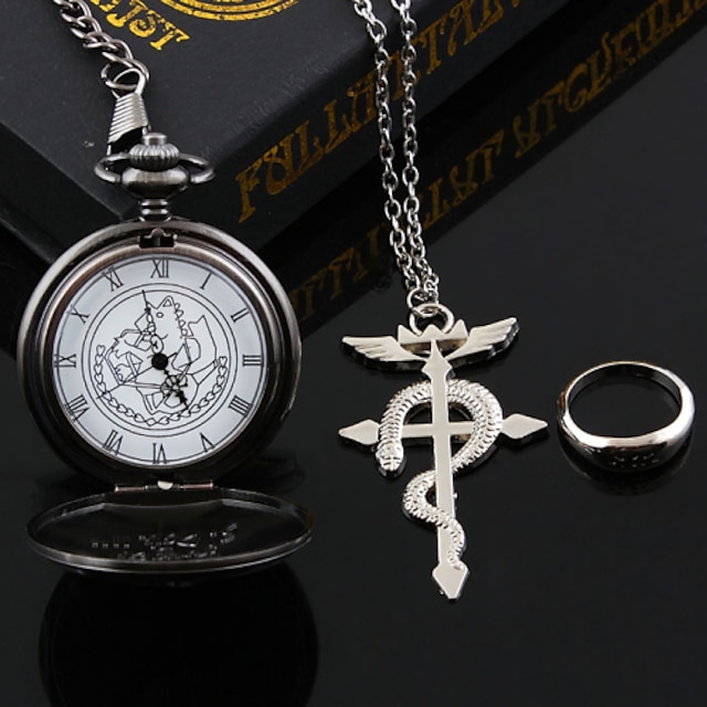  Jewelry Inspired by Fullmetal Alchemist Edward Elric Anime Cosplay Accessories Necklaces Alloy Men's New Hot