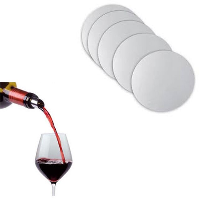  10pcs återanvändbar diskfolie vinhällare juice bar flaska tipp stoppare