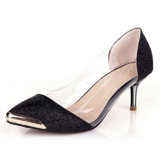 Women's Shoes OL Style Frosted Fashion All Match Stiletto Heel Comfort Heels Dress / Casual