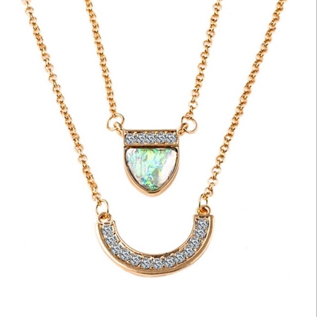  Women's Pendant Necklace Alloy Golden Necklace Jewelry For Wedding Party Daily Casual