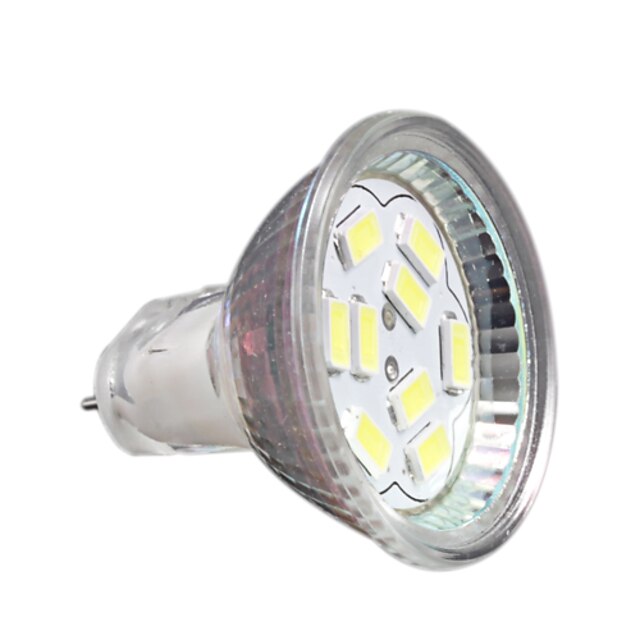  2 W LED-spotlampen 200-250 lm GU4 (MR11) MR11 9 LED-kralen SMD 5730 Decoratief Koel wit 12 V / CE / RoHs