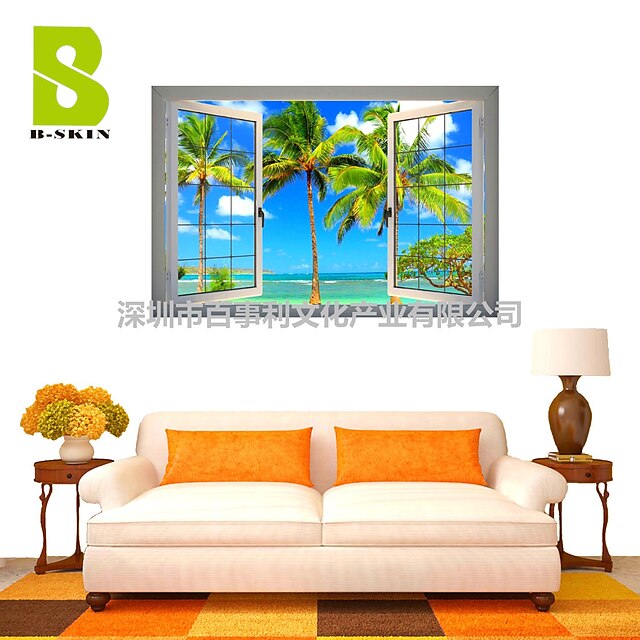  3D Wall Stickers Wall Decals, Natural Landscape Decor Vinyl Wall Stickers