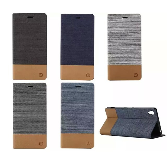  Case For Sony Xperia Z5 / Sony Xperia Z3 / Sony Xperia Z3 Compact Sony Xperia Z3 / Sony Xperia Z3 Compact / Sony Xperia Z5 Card Holder / with Stand / Flip Full Body Cases Solid Colored Hard PU Leather