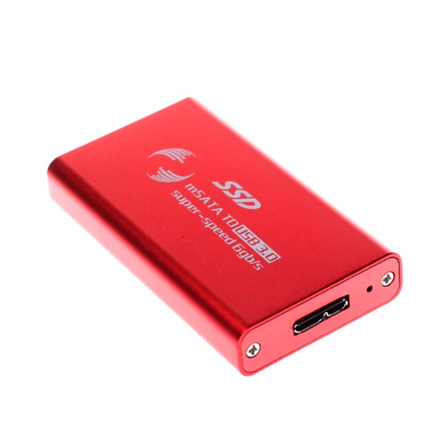  1.8 inch USB3.0 HDD behuizing mobiele harde schijf doos rode