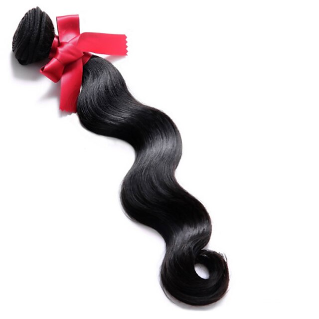  1 Bundle Brazilian Hair Body Wave / Classic Virgin Human Hair Natural Color Hair Weaves / Hair Bulk Human Hair Weaves Human Hair Extensions