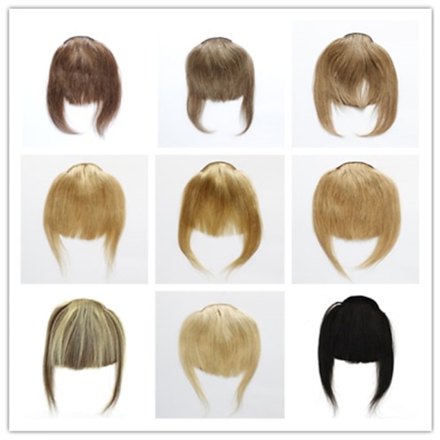   femmes faux frange Extensions fausse frange Clip sur frange cheveux griffes brun blond adulte mode extensions de cheveux chapeaux