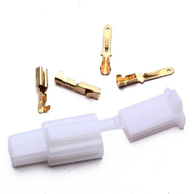  10*Motorcycle Car ATV Scooter Boat Male Female 2 Way Connector 2.8mm Terminal