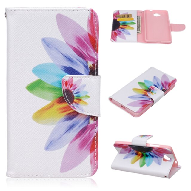  Case For Other / Nokia Wallet / Card Holder / with Stand Full Body Cases Flower Hard PU Leather