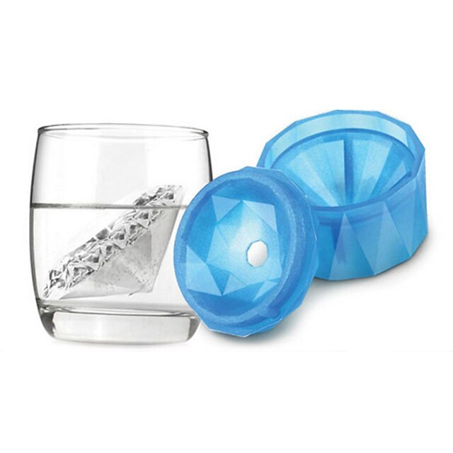  4.5cm Silicaon 3D Diamond Ice Cube Mold(Random Color)