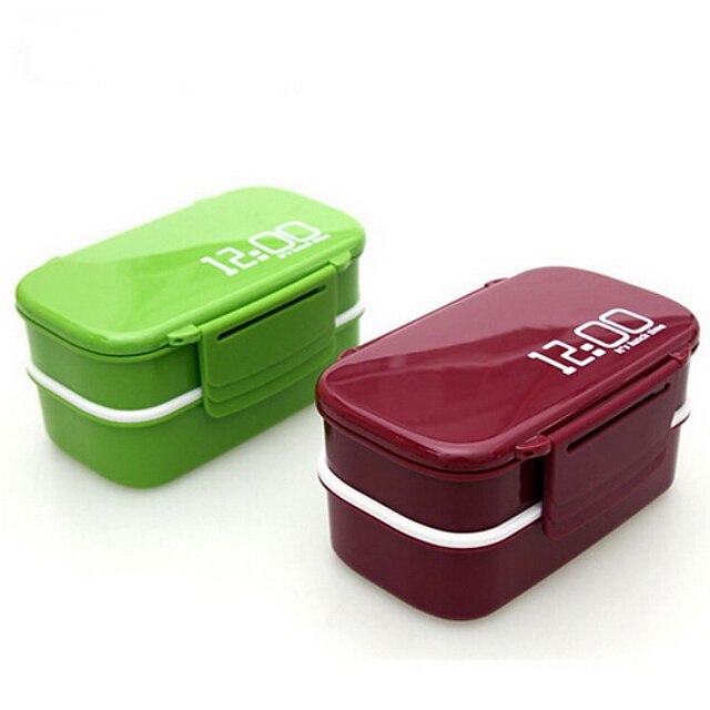  Kitchen Organization Lunch Box Plastic Easy to Use 1pc