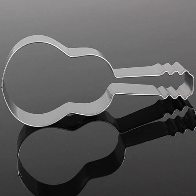  ギタークッキーカッターフォンダンステンレス鋼フルーツケーキビスケットペストリー金型ツール