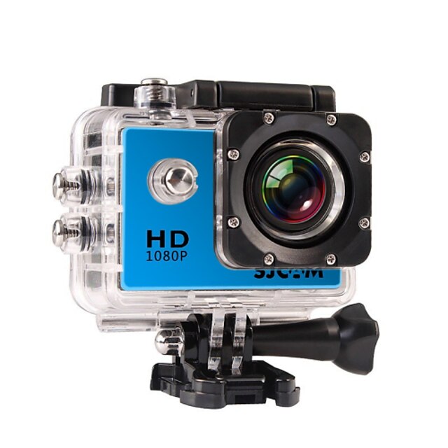  SJCAM SJ4000 Action Kamera / Sportskamera GoPro vlogging Vandtæt / Multi-funktion / LCD 32 GB 30fps 12 mp 4X 4000 x 3000 Pixel Dykning / Universel / Faldskærmsudspring 2 inch CMOS H.264 Enkeltfoto