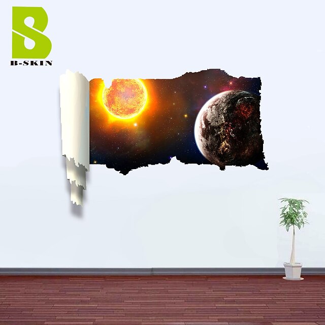  3D Wall Stickers Wall Decals, Wonders of The Universe Decor Vinyl Wall Stickers
