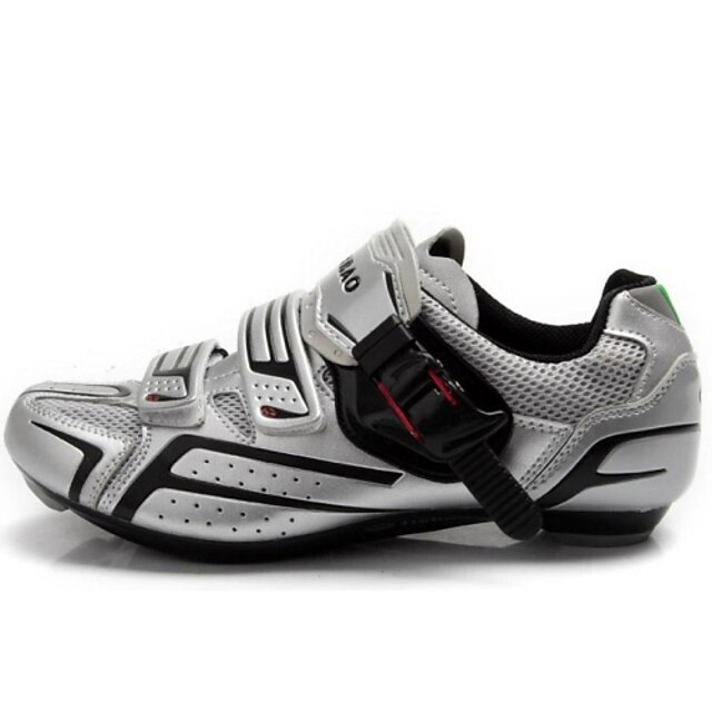 Z．Suo® יוניסקס נעלי ספורט נעלים לרכיבת אופניים Vibram רכיבה על אופניים / אופנייים נגד החלקה פגיעה לייקרה רשת נושמת TPU שחור אפור / סקוצ'